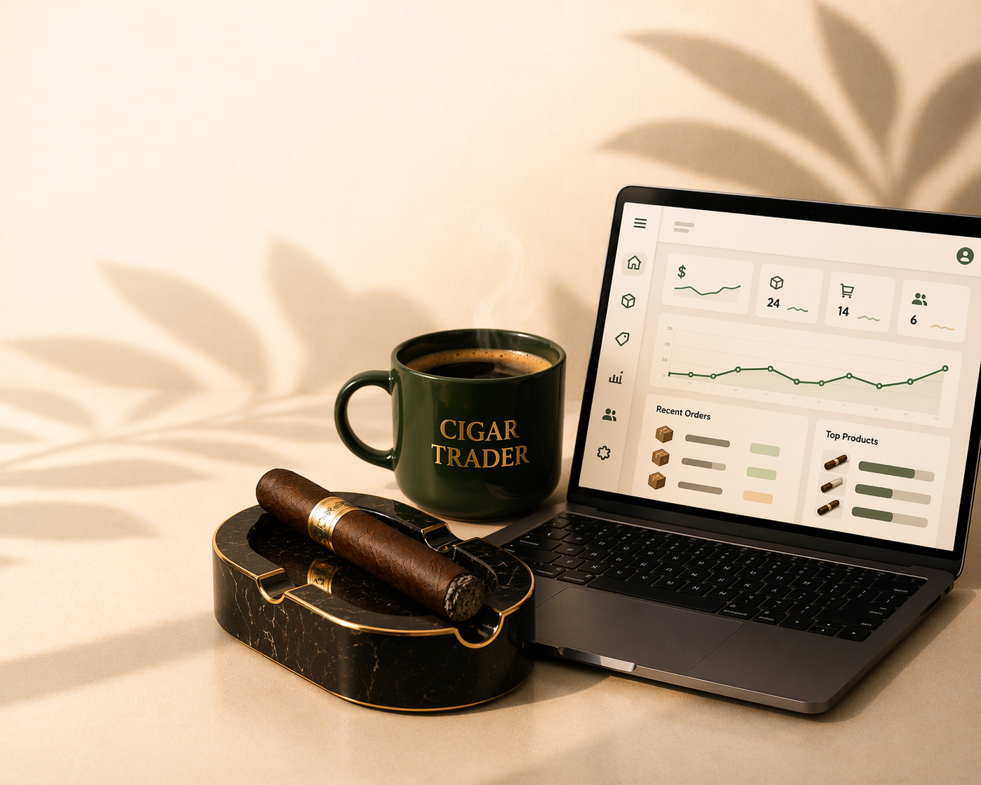 Cigar Trader platform hero