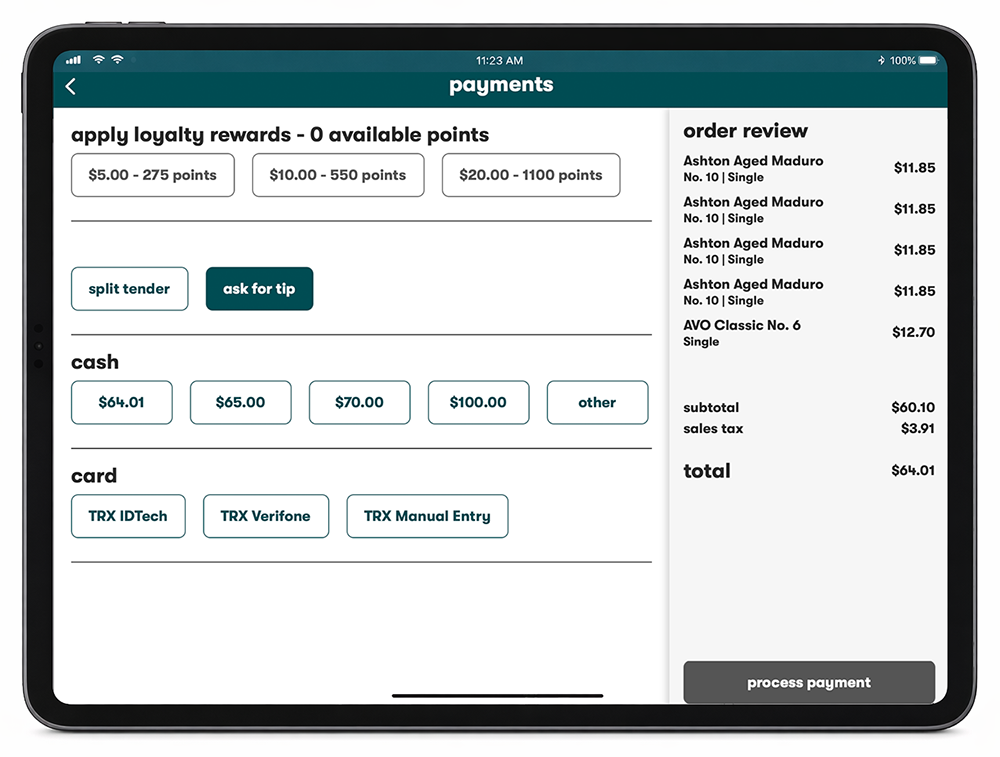 CT POS payment options